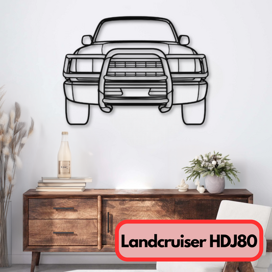 Décoration murale métal Landcruiser HDJ80